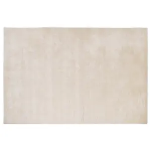 Viscose Area Rug 140 x 200 cm Light Beige GESI II