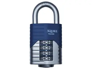 Henry Squire Vulcan Open Boron Shackle Combination Padlock 60Mm