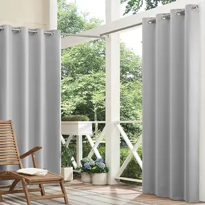 Blackout Curtains Thermal 1 Panel Waterproof Insulated Curtain 132 x 274cm