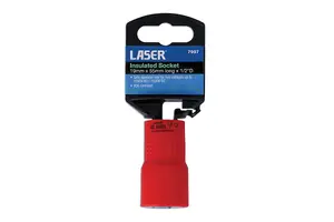 Laser 7997 1000v VDE Insulated Socket 1/2" Drive 19mm