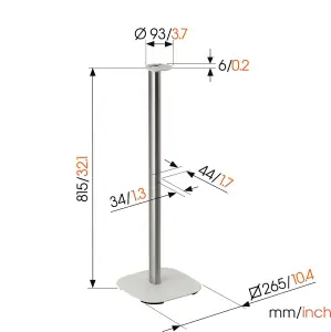 SFS 4113 Sonos speaker stand for Era 100 (white)