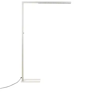 Metal LED Floor Lamp Silver SAGITTA