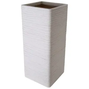 1 x Tall Amalfi Stone Effect Flower Planter Ideal For Home, Gardens, Patios & Balconies