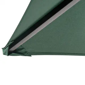 Beliani Traditional Gazebo Dark Green NARO