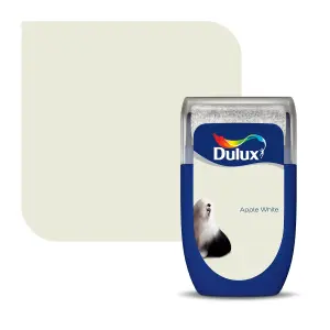 Dulux Standard Apple white Matt Emulsion paint, 30ml