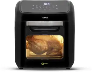 Tower - 12 Litre Air Fryer Vortx Oven Black - Exclusive To Tower