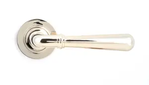 From The Anvil Polished Nickel Newbury Lever on Rose Set (Plain)