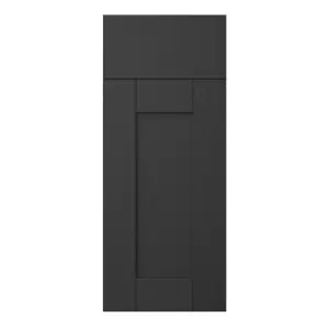 GoodHome Verbena Matt charcoal Shaker Door & drawer 300mm