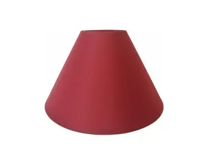 9" Luxury Cotton Textured Fabric Coolie Light Shade Purpose Table Floor Ceiling Practical & Eye Caring Lampshade Burgundy