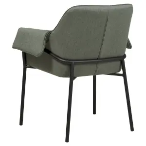 Armchair ARLA Fabric Dark Green