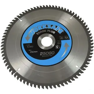 Aluminium Cutting TCT Circular Saw Blade 250 x 30mm 80tpu by Ufixt