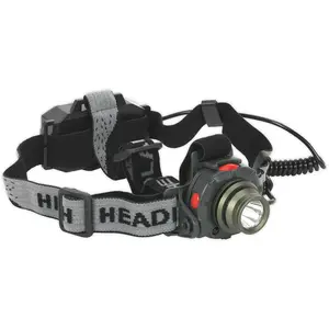 Hands Free Head & Hat Torch - 3W LED - Auto Sensor - Adjustable Band