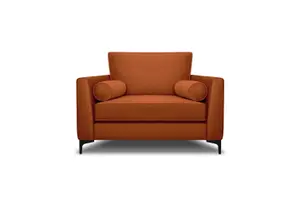 Modern Home Zara 3 Seater and Lovechair Set Marmalade