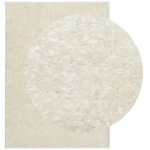 Rug ISTAN High Pile Shiny Look Cream 240x340 cm