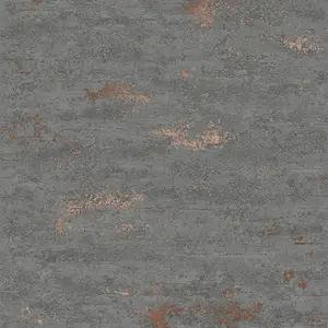 Cobalt Industrial Metallic Wallpaper In Dark Grey