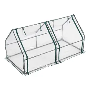 Green Waterproof Cover Metal Hobby Greenhouse