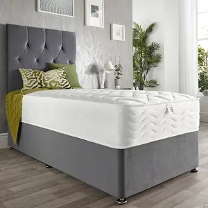 7 Layer Memory Foam Comfort Hybrid Bonnell Sprung Mattress Kingsize (5')