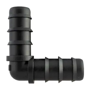 Automatic watering connector - fitting: 13mm elbow (pack of 5), barbed connector for 13/16mm irrigation pipe