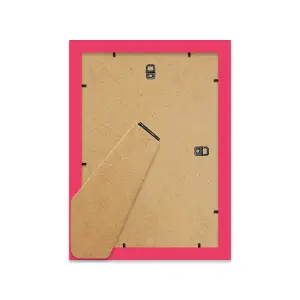 A5 Bright Pink Picture Frame Fits A5 (14.8 x 21cm - 5.8 x 8.3in) Poster, Photo, Artwork, or Print.