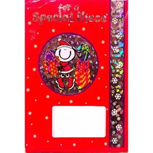 Simon Elvin For A Special Niece Christmas Card (Pack of 12) Red (One Size)