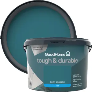 GoodHome Tough & Durable Saint-maxime Matt Emulsion paint, 2.5L