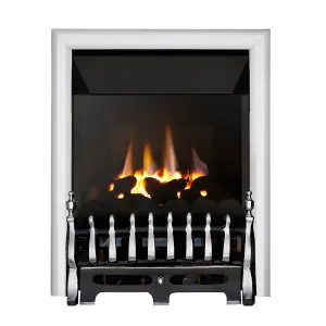 Focal Point Blenheim high efficiency Black Chrome effect Manual control 4.05kW Gas Fire