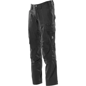 Mascot Accelerate Trousers with Kneepad Pockets - Black   (32.5) (Leg Length - Regular)