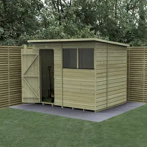 Beckwood 8x6 Pent Shed - 2 Windows