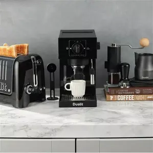 Dualit 84470 Espresso Coffee Machine, Black