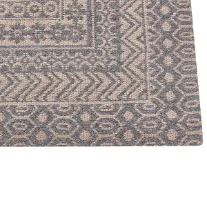 Area Rug 160 x 230 cm Beige and Grey BAGLAR