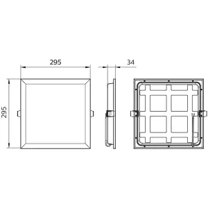 Philips LED Projectline Panel 3030 1200lm 4000K