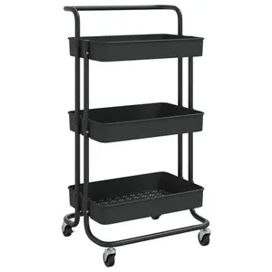 Peterkin Kitchen Cart Black