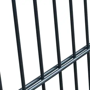 Berkfield 2D Fence Gate (Single) Anthracite Grey 106 x 230 cm