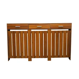 Classic Wooden Radiator Cover With Storage Draw - Large