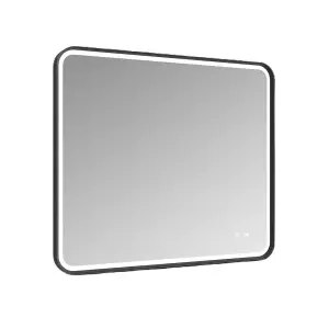 Aquarius Image LED Mirror 800 x 700MM Gunmetal Grey