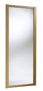 Spacepro Classic Shaker Natural Oak effect Oak effect frame Oak effect frame Mirrored Sliding wardrobe door, (H) 2220mm x (W) 610mm