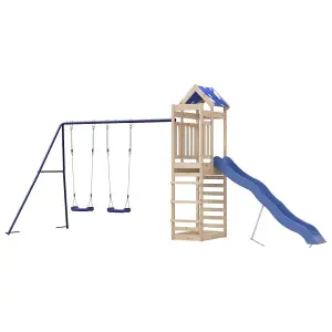 Berkfield Outdoor Playset Solid Wood Pine