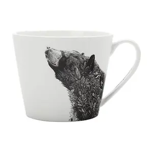 Maxwell & Williams Marini Ferlazzo Black Bear 450ml Squat Mug