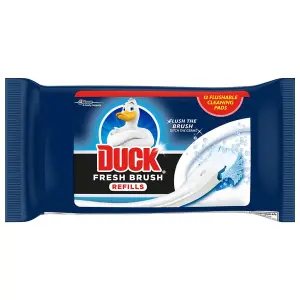 Duck Toilet Cleaning Pads Fresh Brush Refills 12 Pads x 6