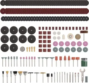 Hi-Spec Rotary Tool Accessories Set - 225 Piece Dremel Accessory, Sanding, Cutting, & Grinding Dremel Bits