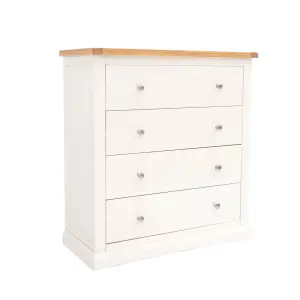 Castelli 4 Drawer Chest of Drawers Chrome Knob