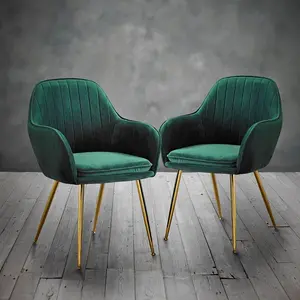 Barryte Upholstered Dining Chair (Set of 2) Green