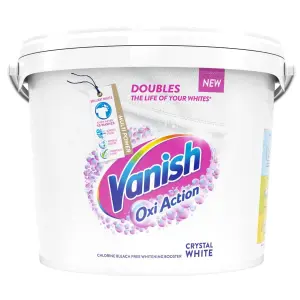 4 x Vanish Gold Fabric Stain Remover Oxi Action Powder Whites 2.4kg Total 9.6kg