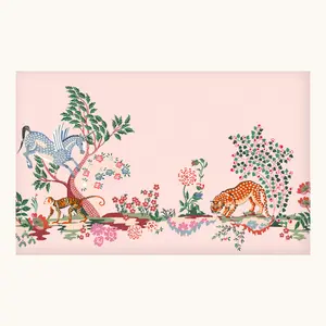 Cath Kidston Painted Kingdom Pink Fixed Size Mural Print to order