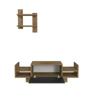 Decorotika Modern Bahara TV Stand With Shelves