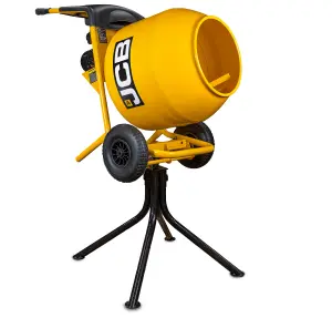 JCB 110V 134L Seam Welded Tip Up Cement Mixer 550W Electric Motor  JCB-CM150E-110