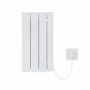 Right Radiators 3FIN 700W Ceramic Electric Radiator Portable Wall Mounted Heater Smart WIFI Control Timer