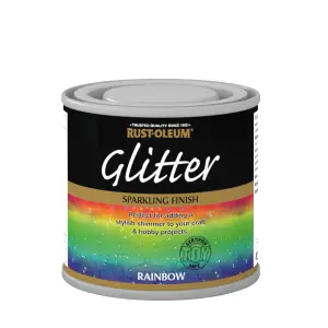 Rust-Oleum Rainbow Glitter effect Gloss Multi-surface Special effect paint, 125ml