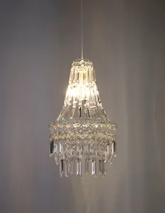 CLEAR EASY FIT NON-ELEC CHANDELIER