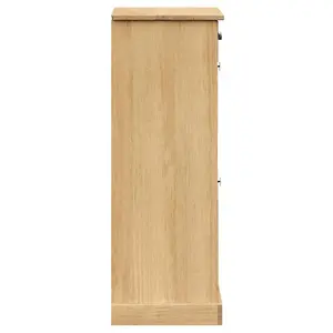 Shoe Cabinet VIGO 60x35x96 cm Solid Wood Pine